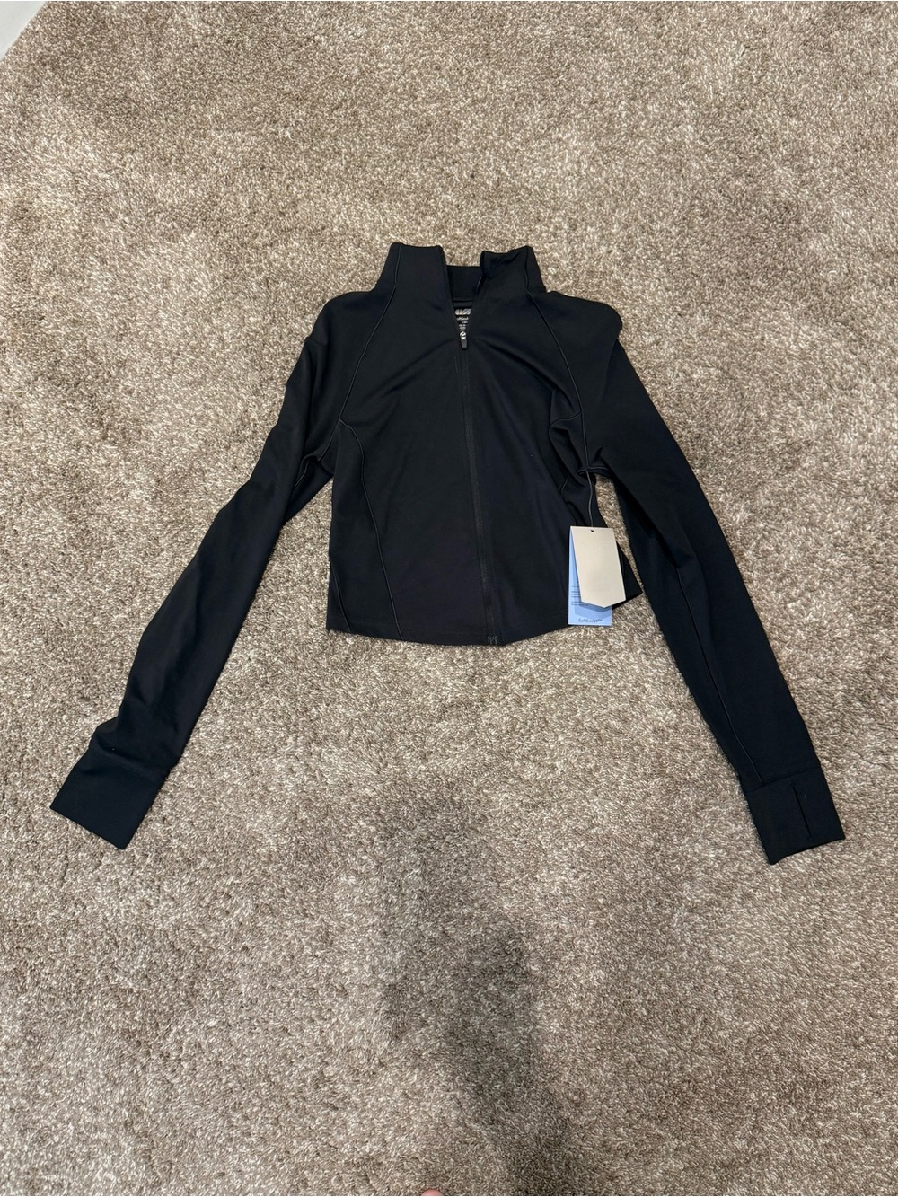 Black Zip-Front Women's Jacket